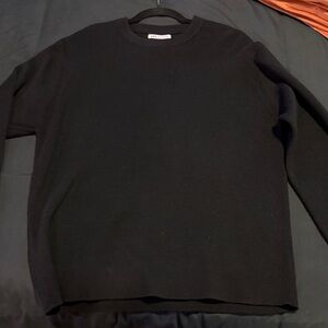 Zara Black Crewneck Sweater